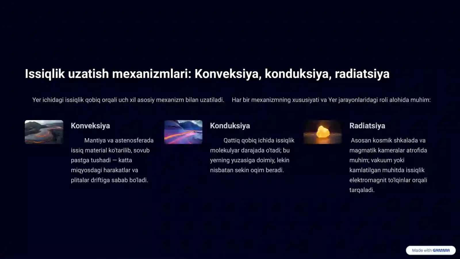 Yerning Issiqlik Oqimi Global Energiya O'zani 4