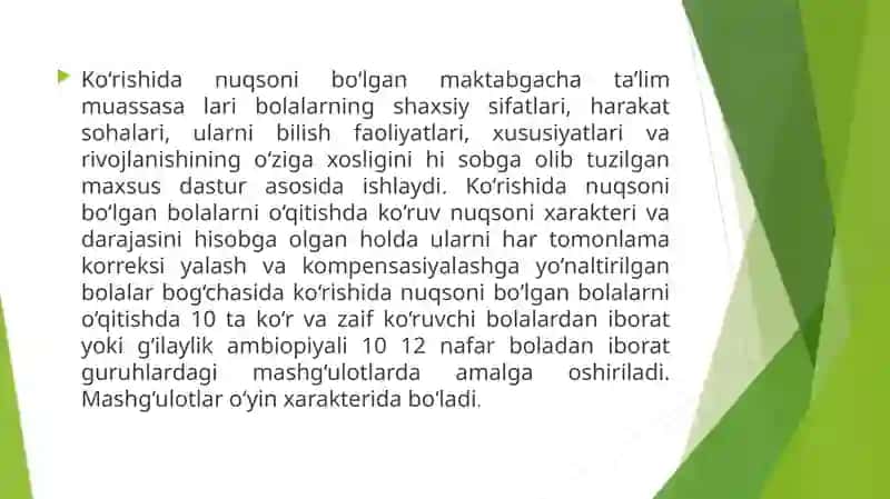Bolalar Bog'chasi va O'ziga Xos Faoliyat 4