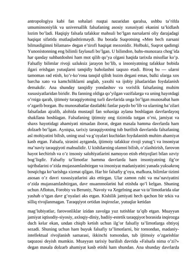 Falsafaning baxs mavzulari va asosiy muammolari 4