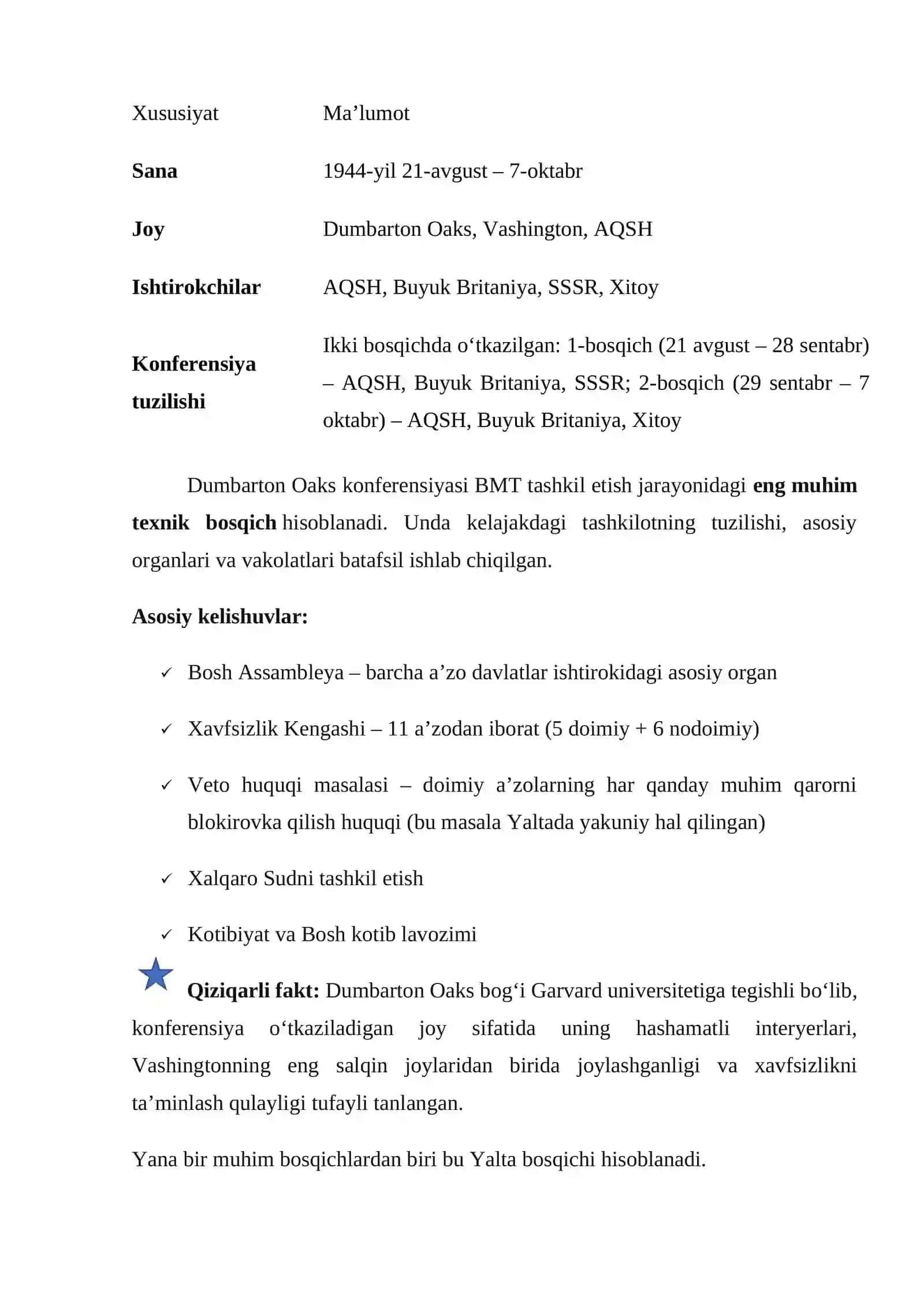 BMT tuzilishi va tarixiy ahamiyati. 4