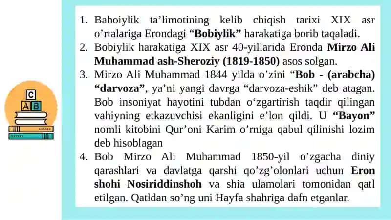 YANGI DINIY TA’LIMOTLAR 4
