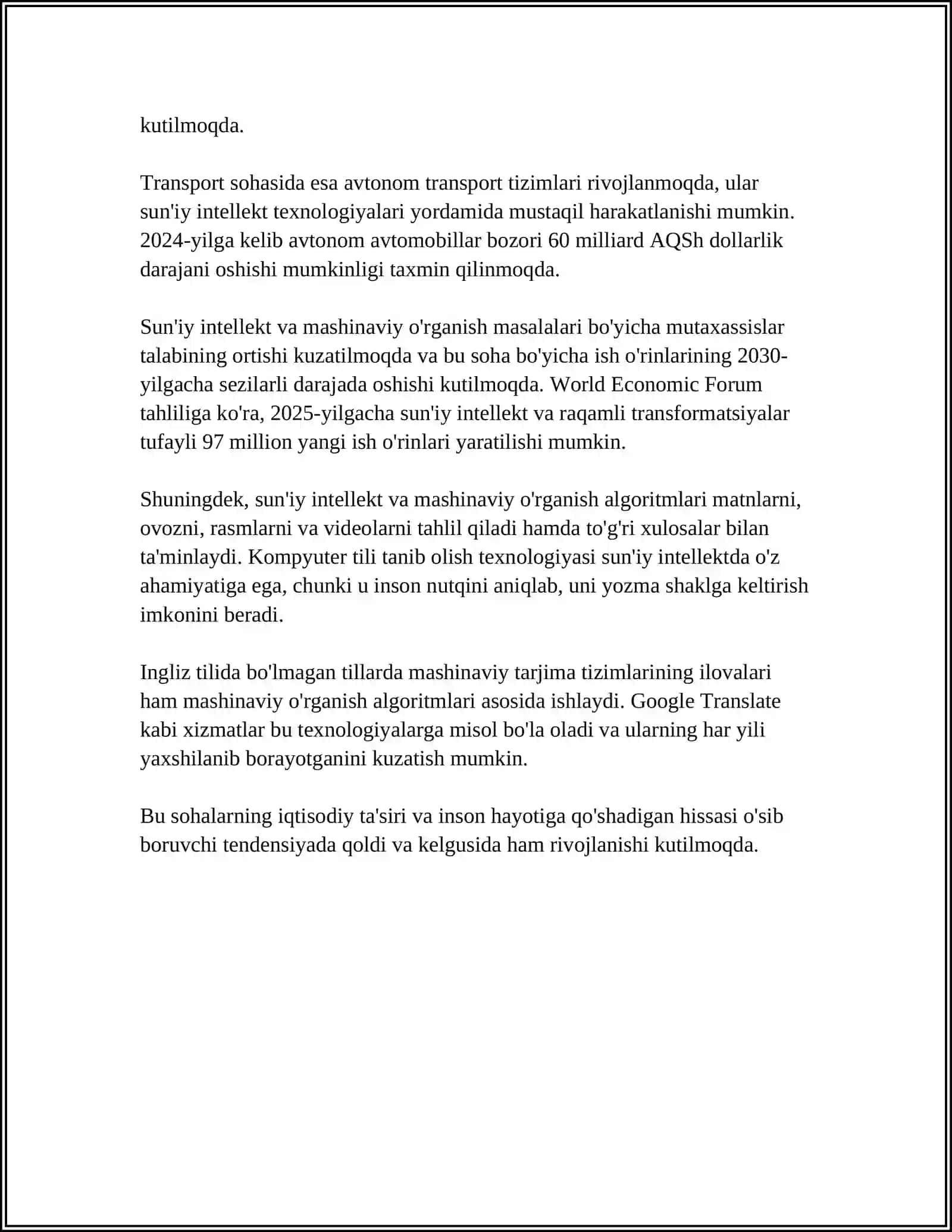 TABIIY-ILMIY SAVODLIKDA ILM FAN VA TEXNOLOGIYALAR SOHASIDAGI YANGI BILIMLARGA OID KONTEKSGA USLUBIY ISHLANMA TAYYORLASH 4