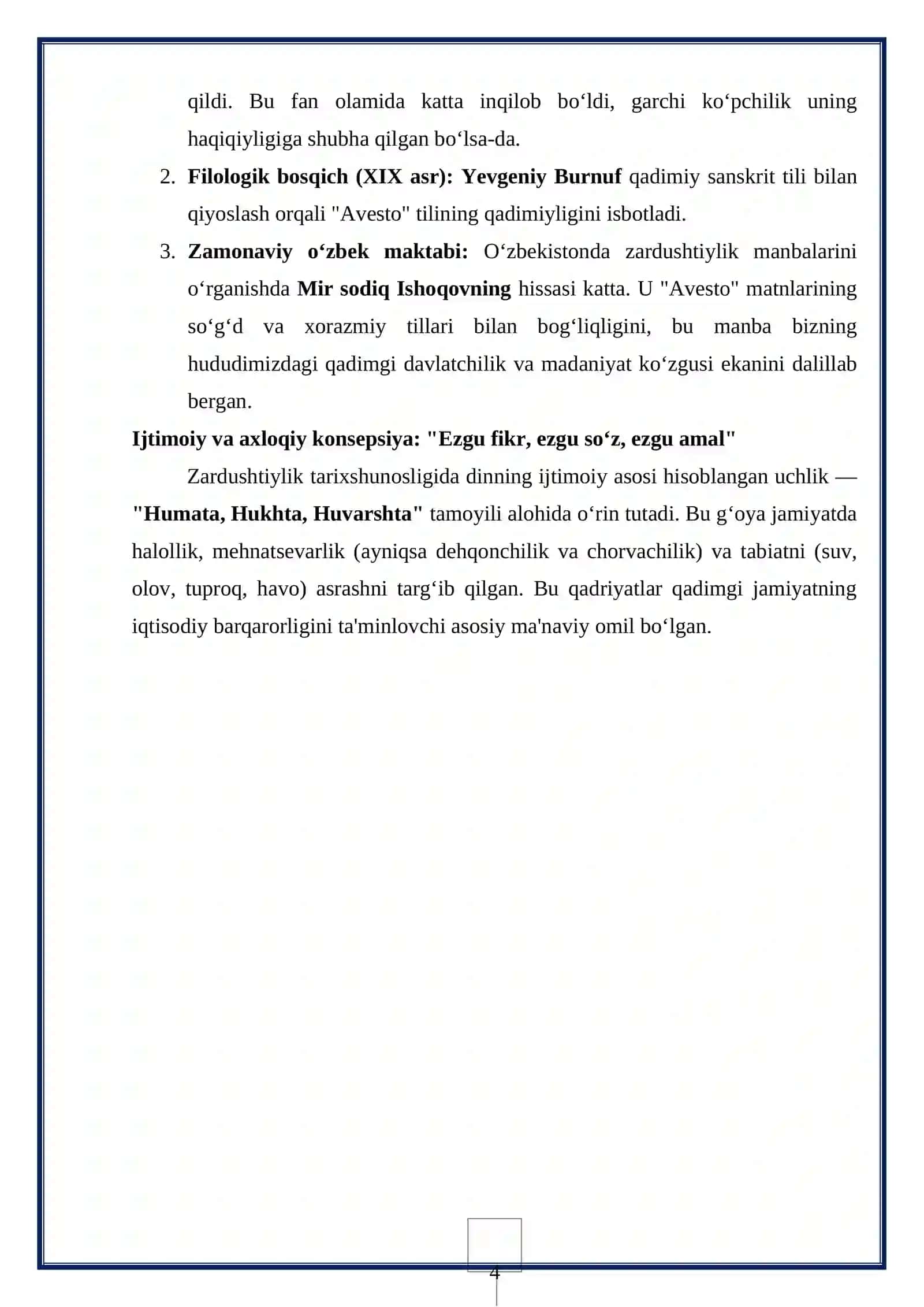 Zardushtiylik dini tarixining tarixshunosligi 4