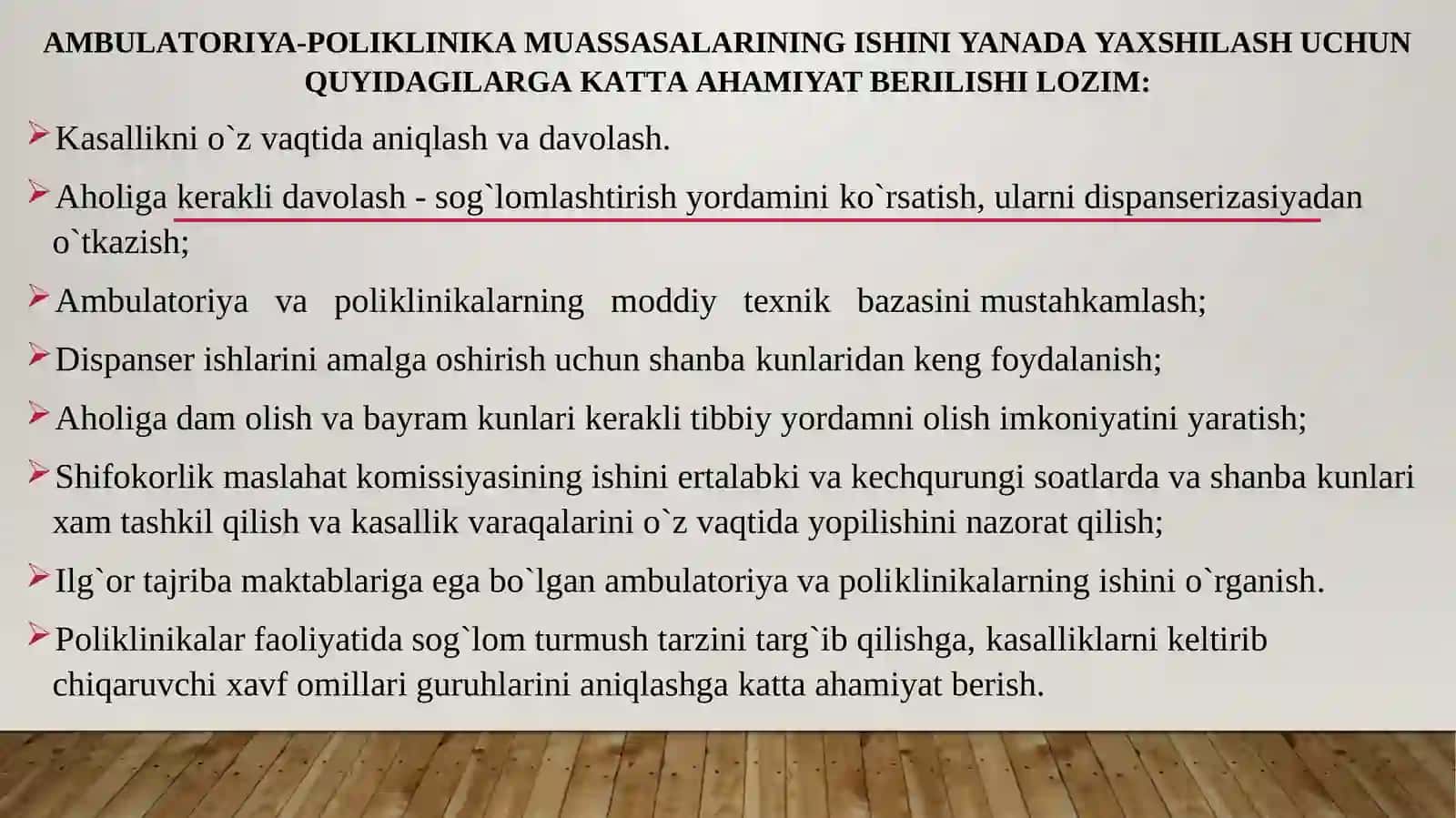 Birlamchi tibbiy-sanitariya yordamni tashkil etish 4