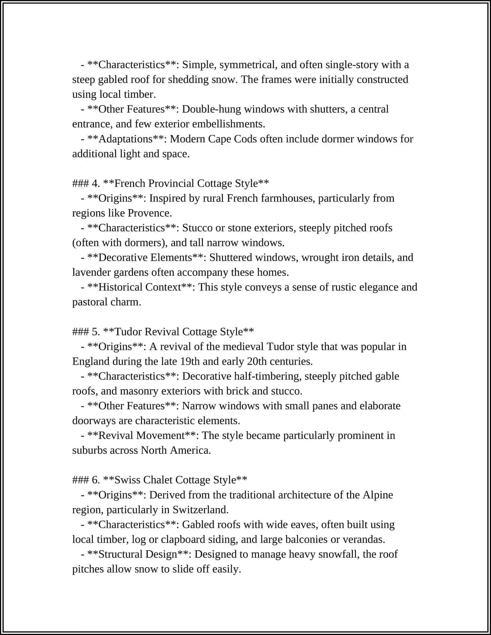 Cottages 4