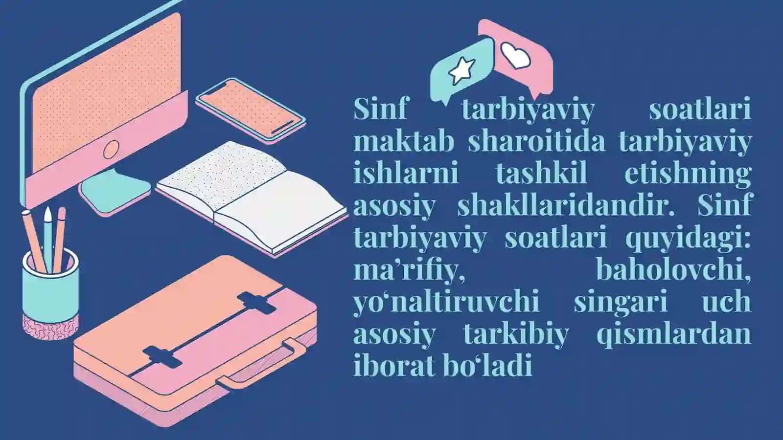 Sinf raxbarining tarbiyaviy ishi 4