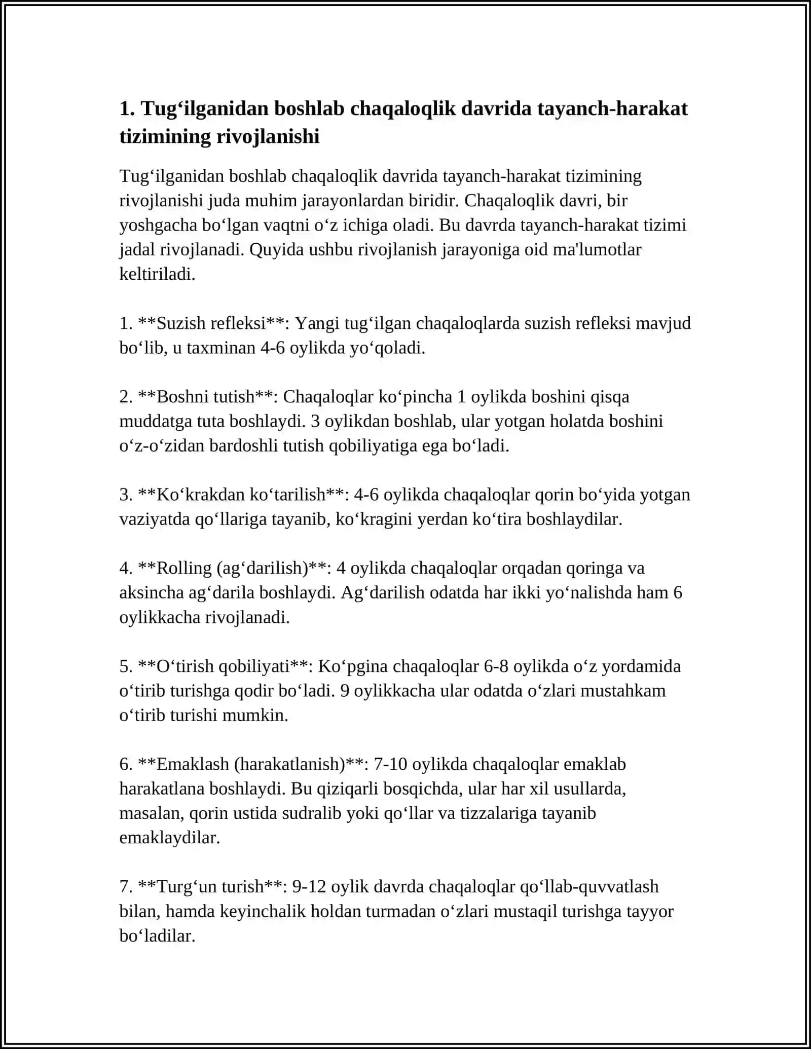TAYANCH HARAKAT TIZIMINING YOSH XUSUSIYATLARI VA GIGIYENASI 4