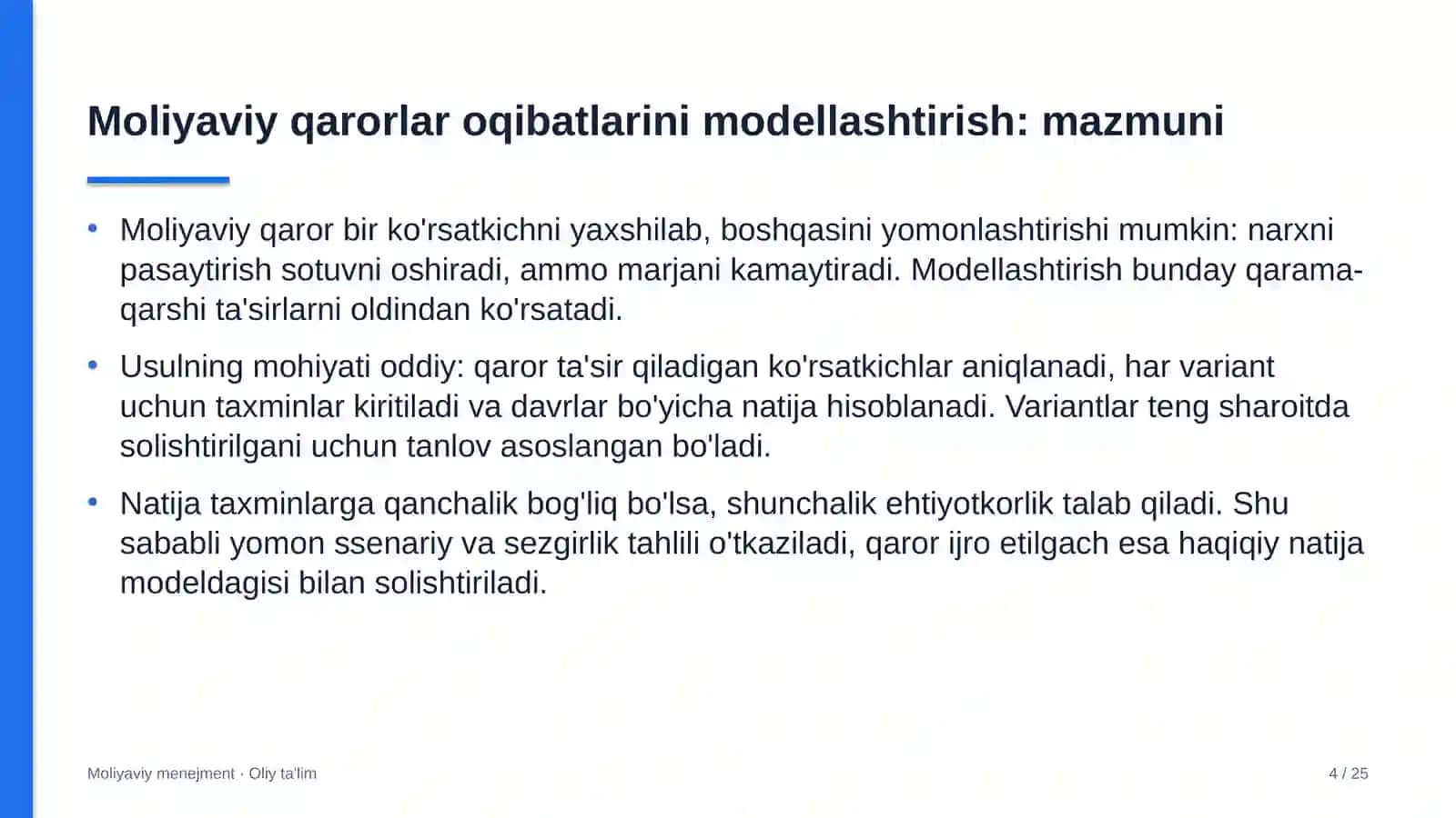 moyli ekinlar yetishtirishda moliyaviy qarorlar oqibatlarini modellashtirish 6842 4