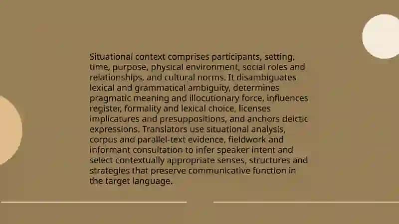 Contextual Meanings and Methods of Identifying Them in Translation 4