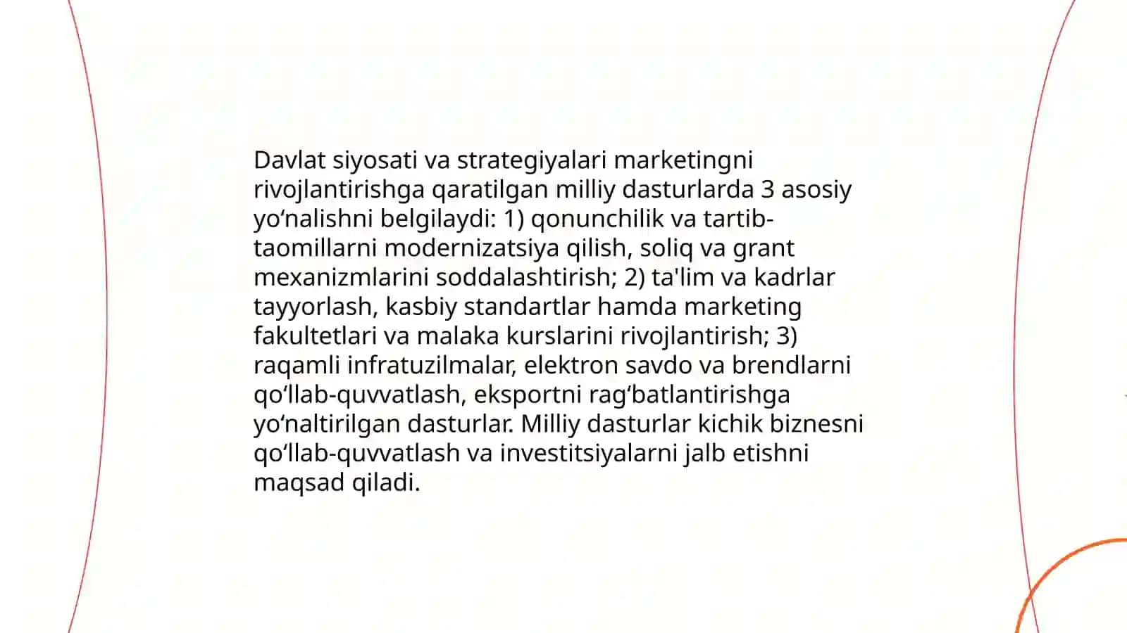 O’zbekistonda marketingni tadbirkorlik faoliyatining alohida turi sifatida rivojlantirish 4