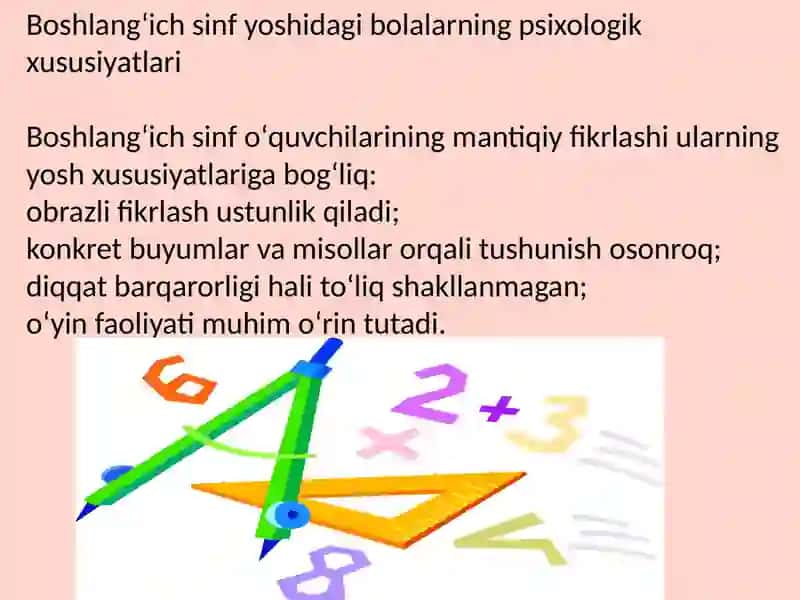 boshlangʻich sinf oʻquvchilarida mantiqiy fikrlashni rivojlantirishga yoʻnaltirilgan mashqlar 4