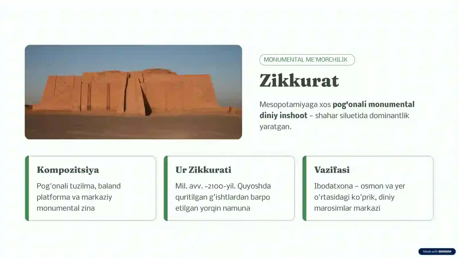 Sharq Tamadduni | Arxitektura Tarixi Fanidan Tayyor PPT 4