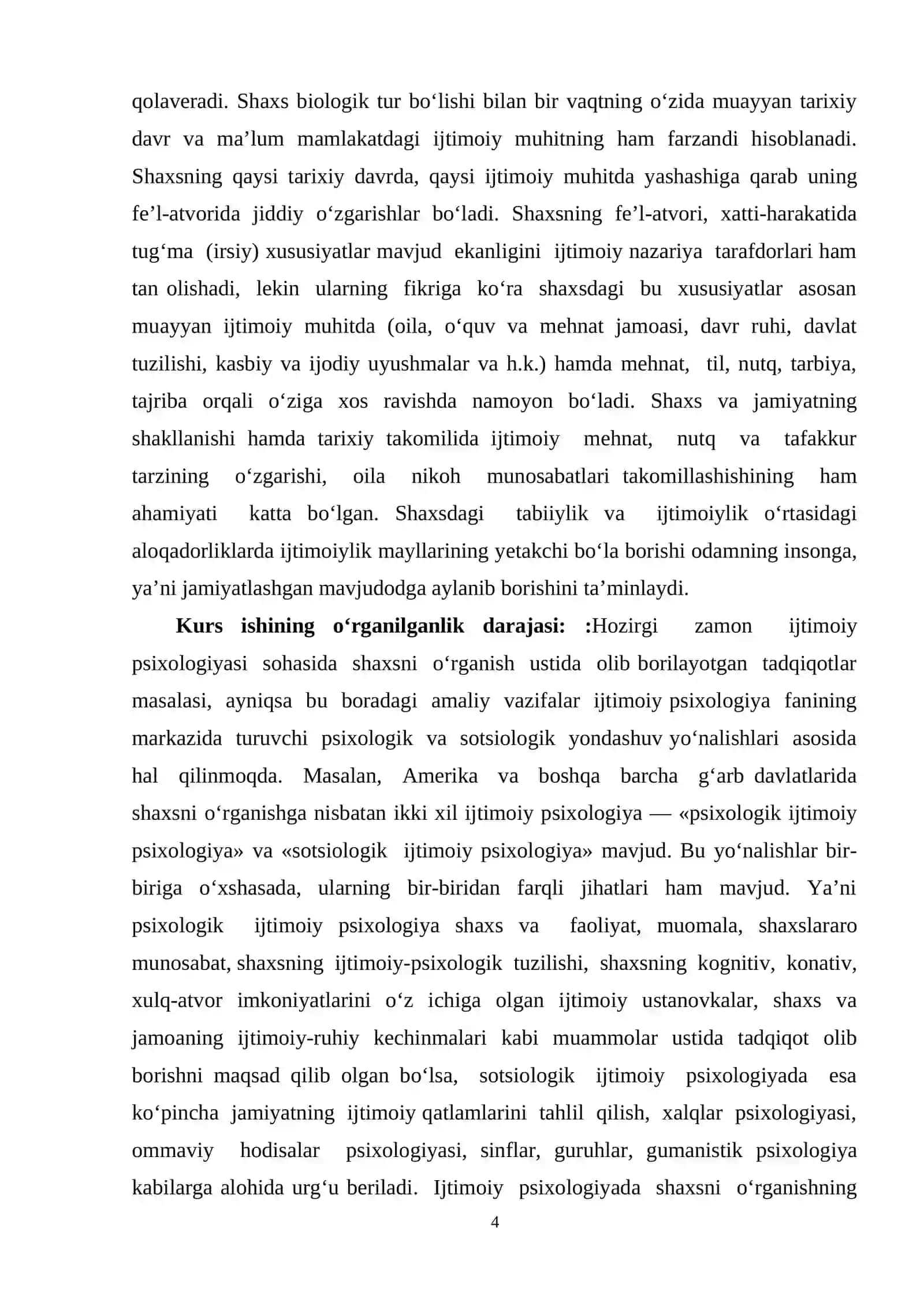 SHAXS IJTIMOIY PSIXOLOGIK XUSUSIYATLARI 4