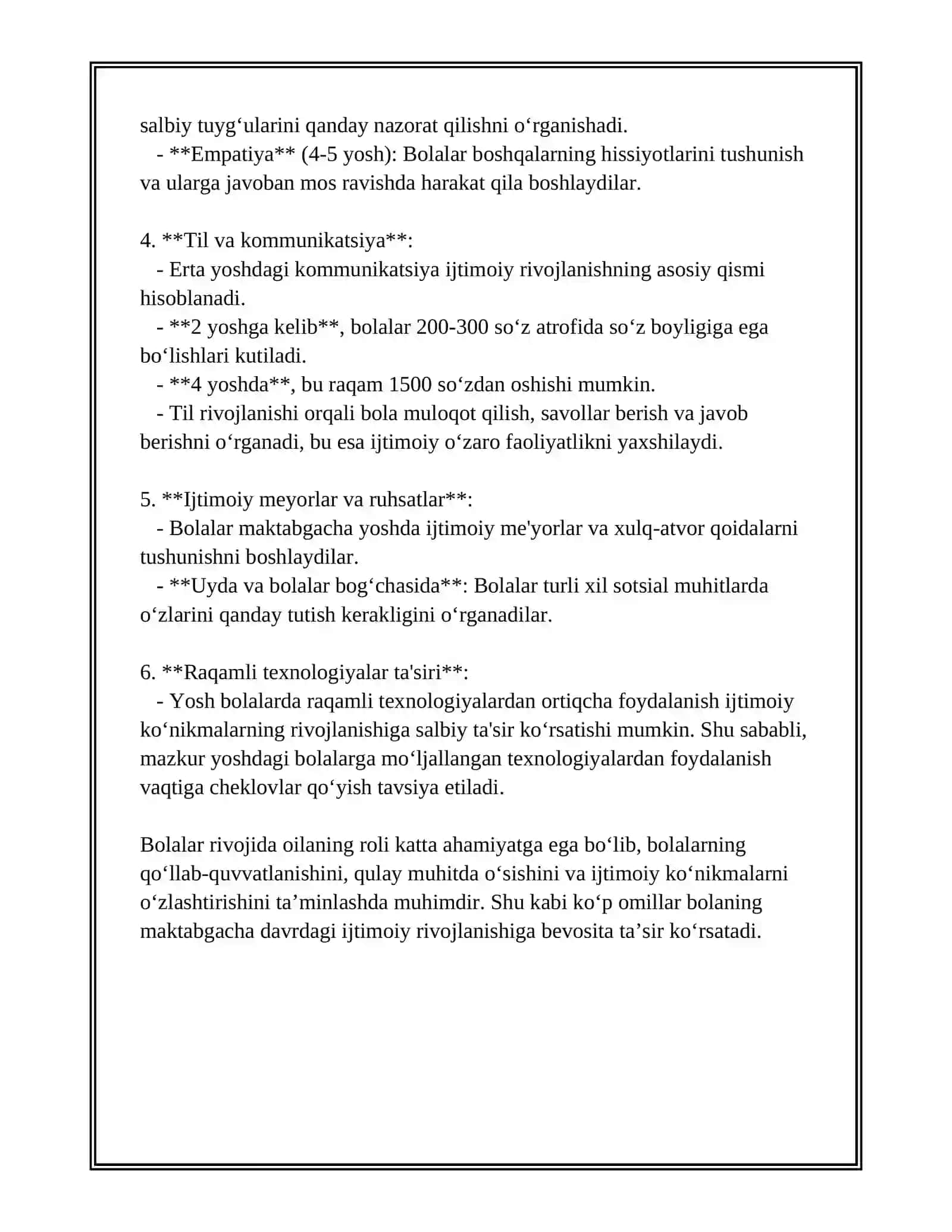 MAKTABGACHA YOSHDAGI BOLALAR BILAN OLIB BORILADIGON IJTIMOYI PEDAGUGIKA FOLIYATI 4