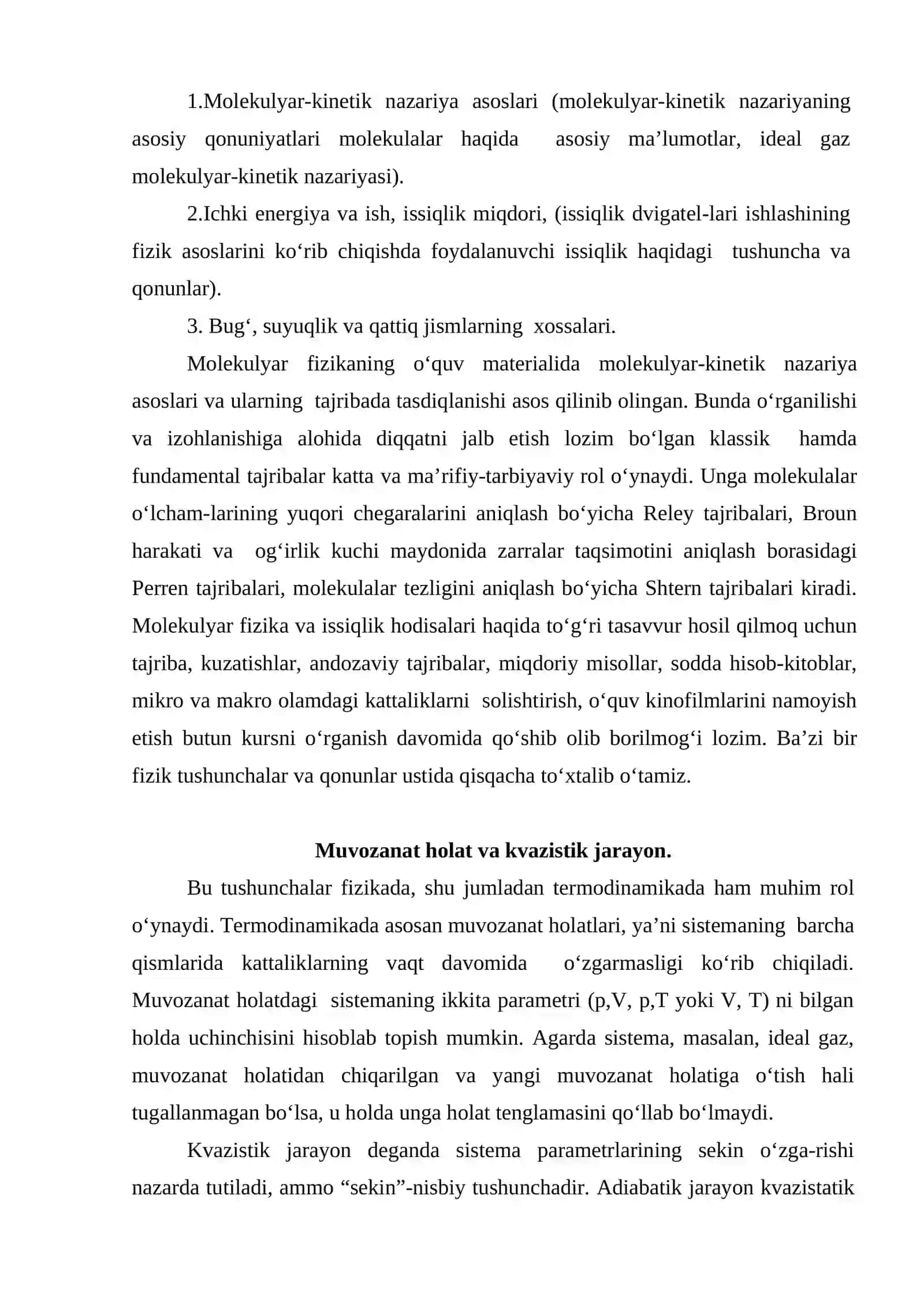 Molekulyar fizika bo`limini o‘qitish uslublari 4