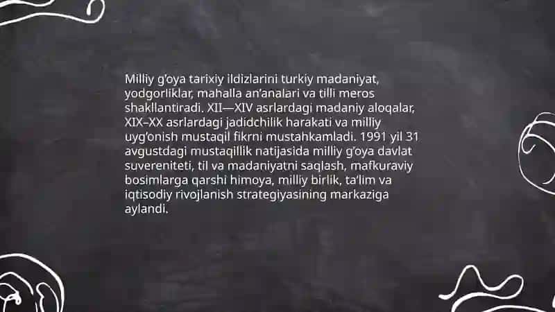 Dunyodagi mafkuraviy kurashlar sharoitida milliy g’oyaning zarurligi 4