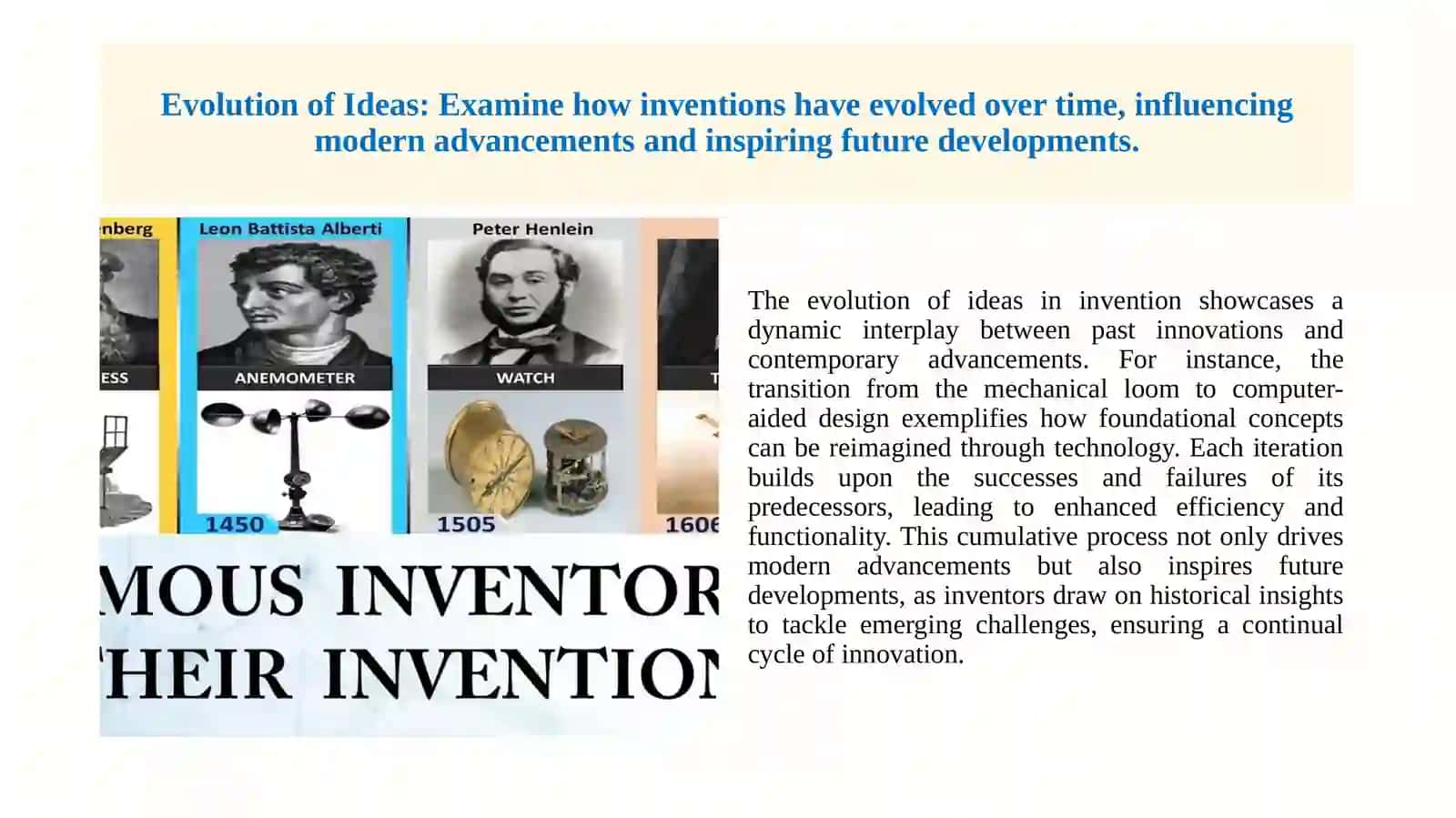 Great Inventors and Inventions 4