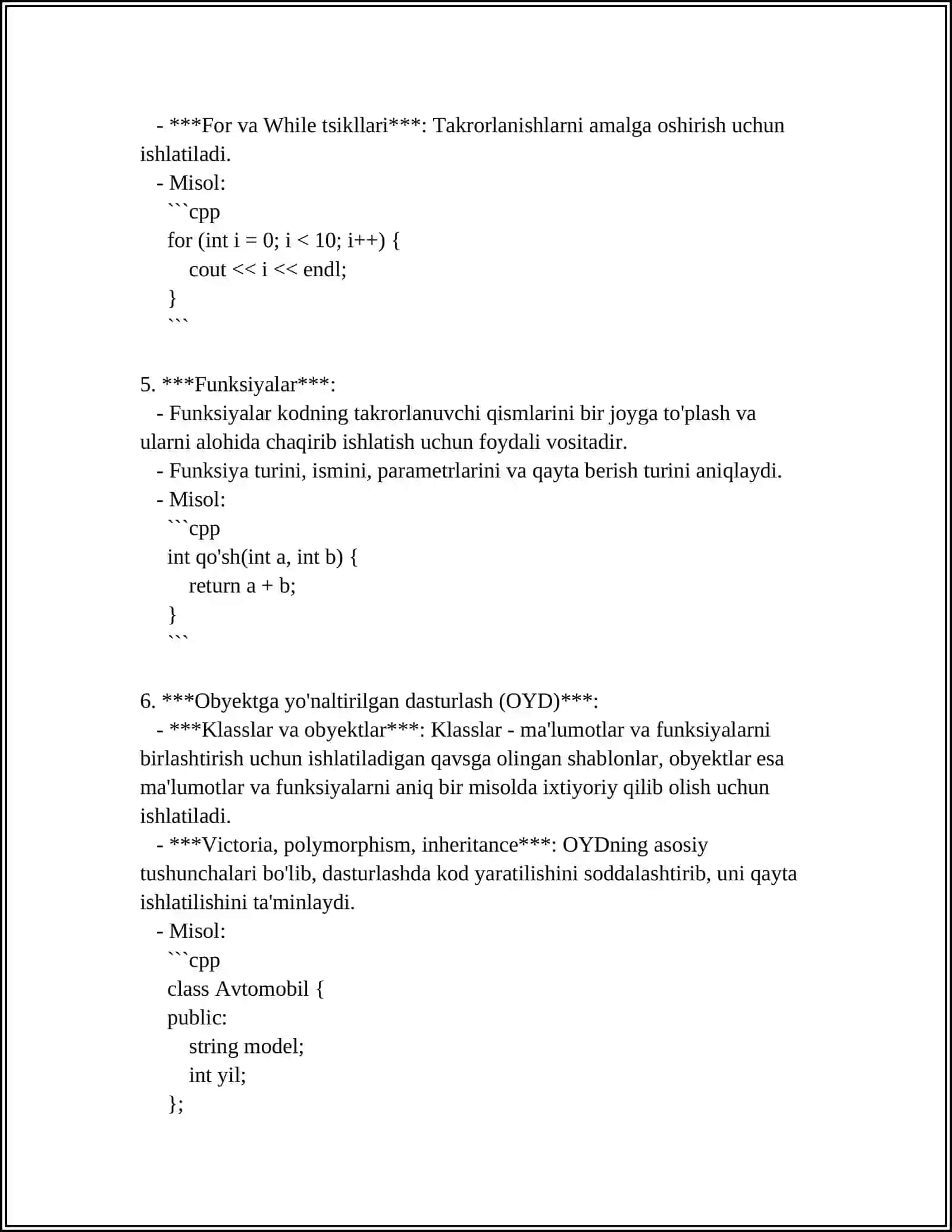 C++ DASTURI 4