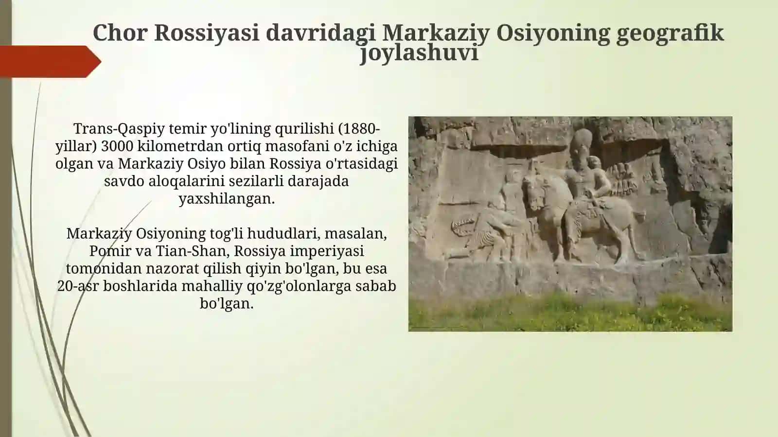 Chor Rassiyasi davrida Markaziy Osiyoning tarixiy geografiyasi 4