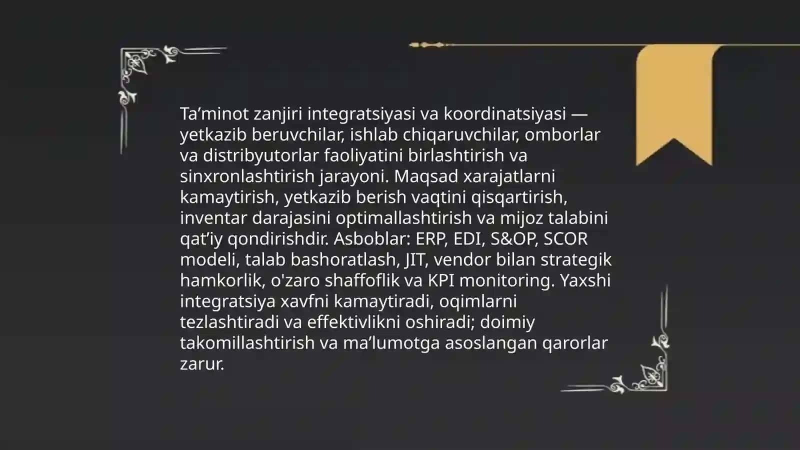 Logistik menejment tamoyillari 4