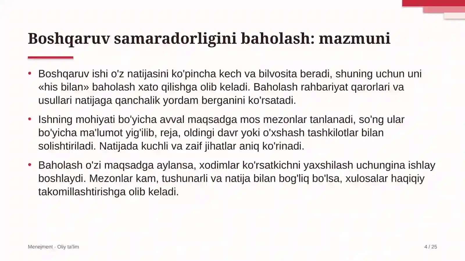 gidrometeorologiya xizmatida boshqaruv samaradorligini baholash 2921 4