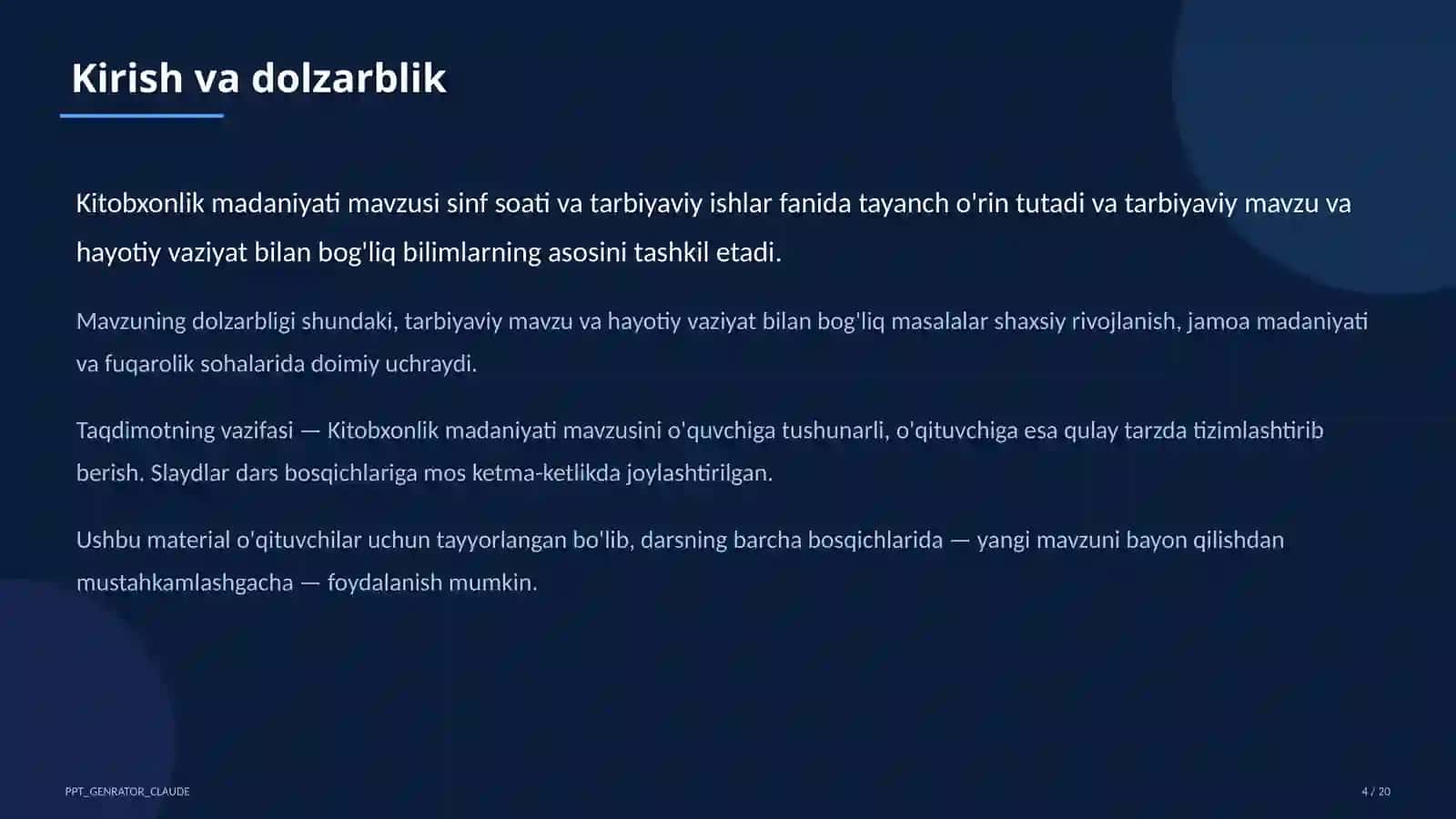 Kitobxonlik madaniyati 4