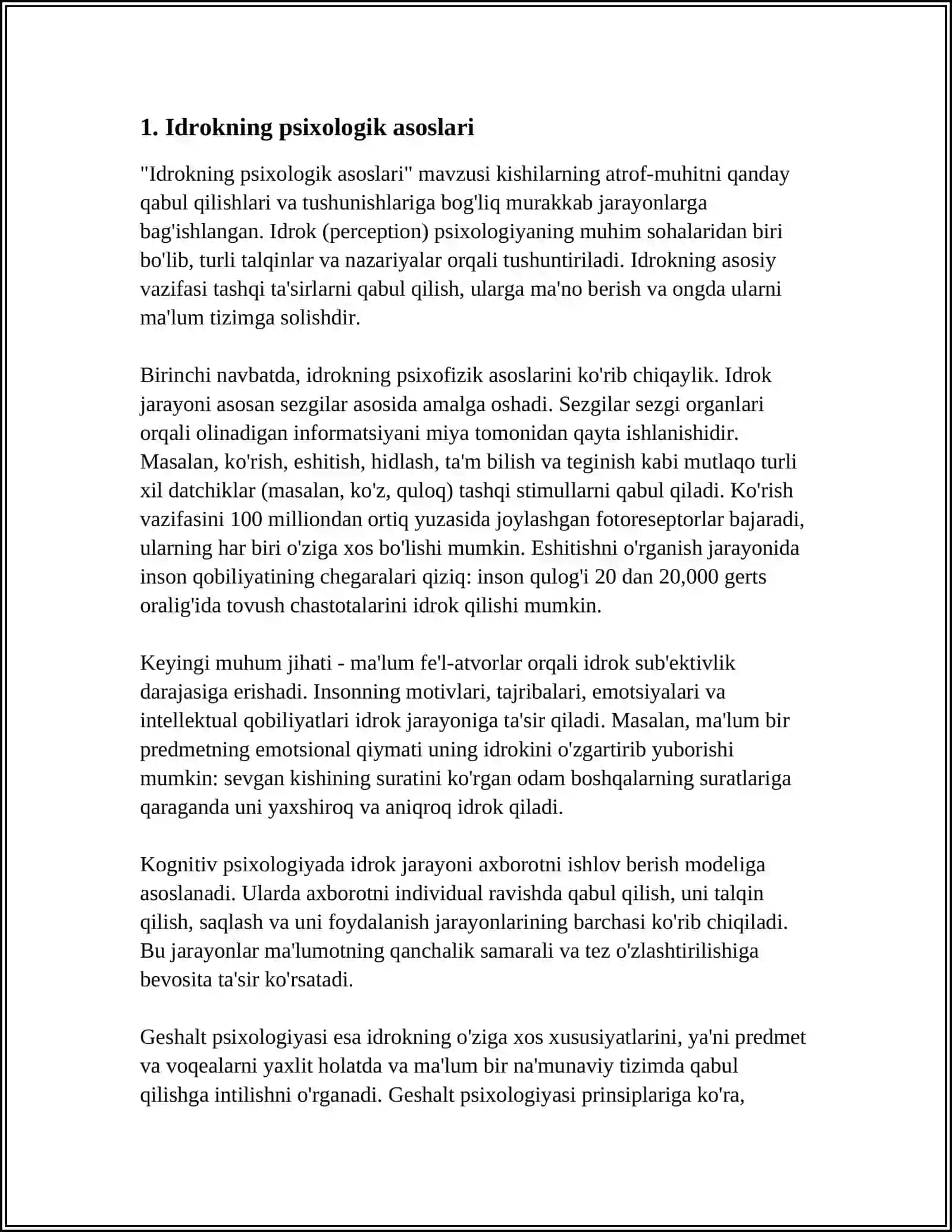 IDROK HAQIDA TUSHUNCHA PERSEPTIV OBRAZNING SHAKILLANISHI 4