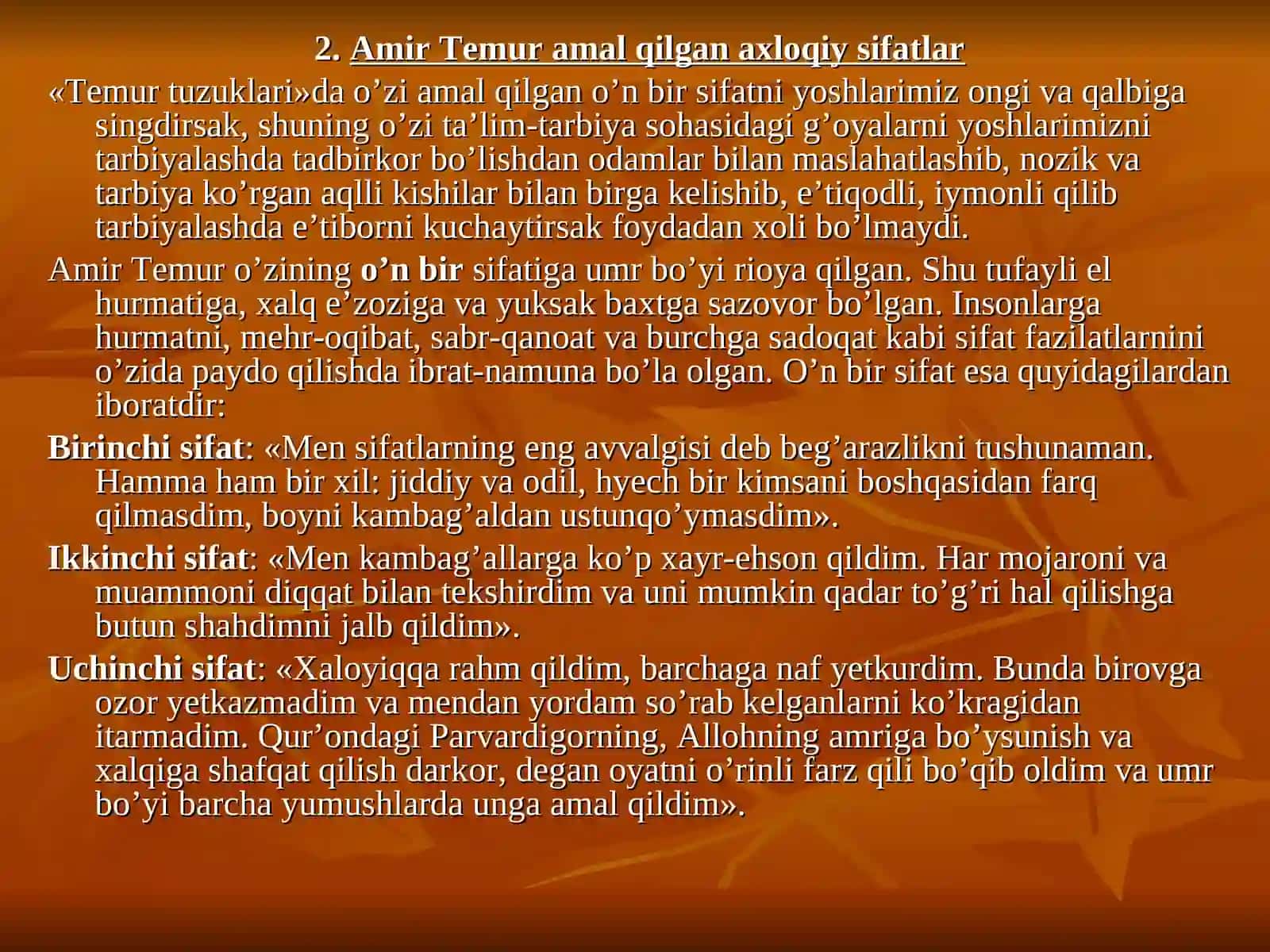 XIV-XVI asrlarda Movarounnahrda ta’lim-tarbiya va pedagogik fikrlar 4