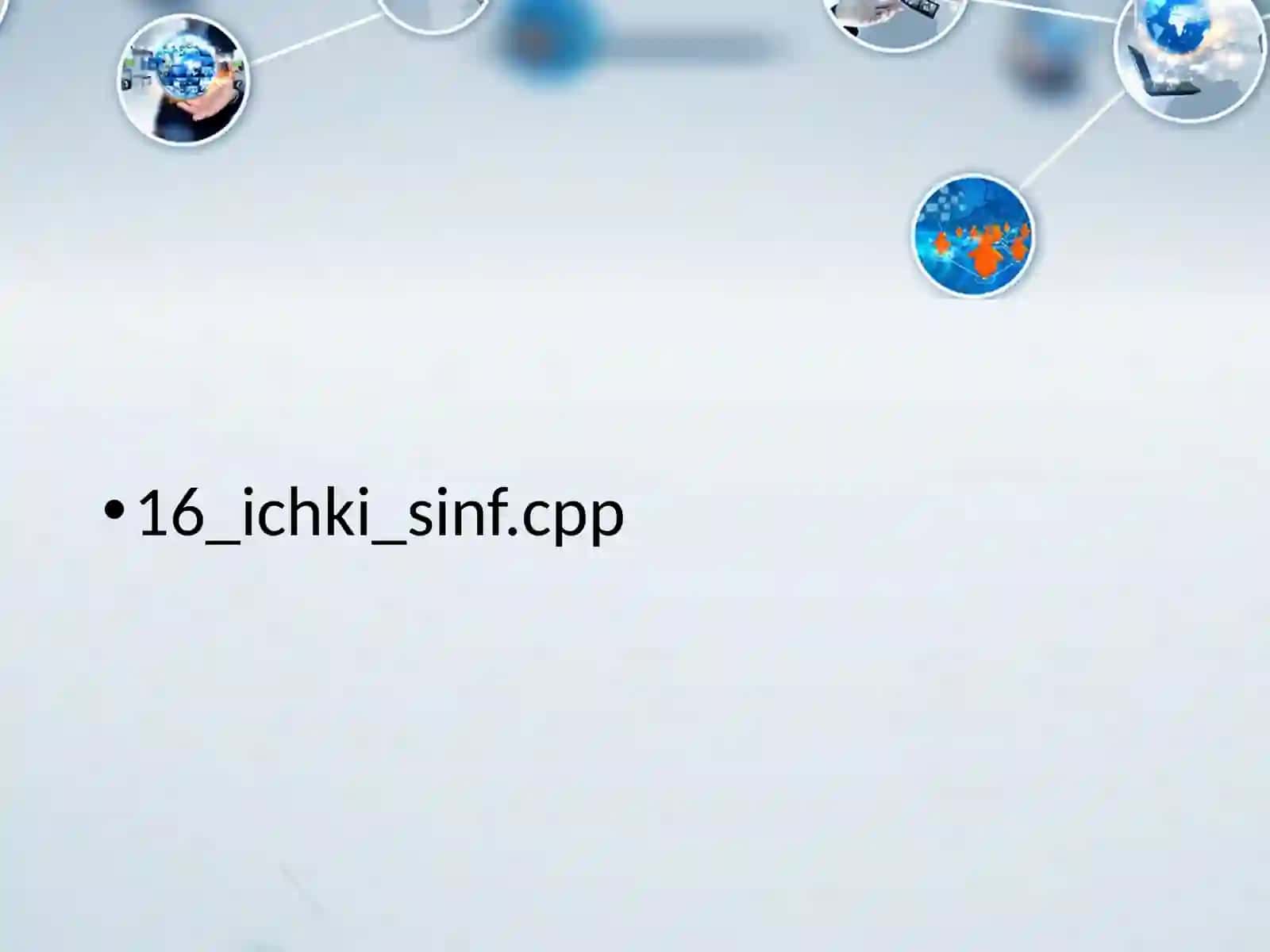 C++da ichma-ich joylashgan sinflar 4