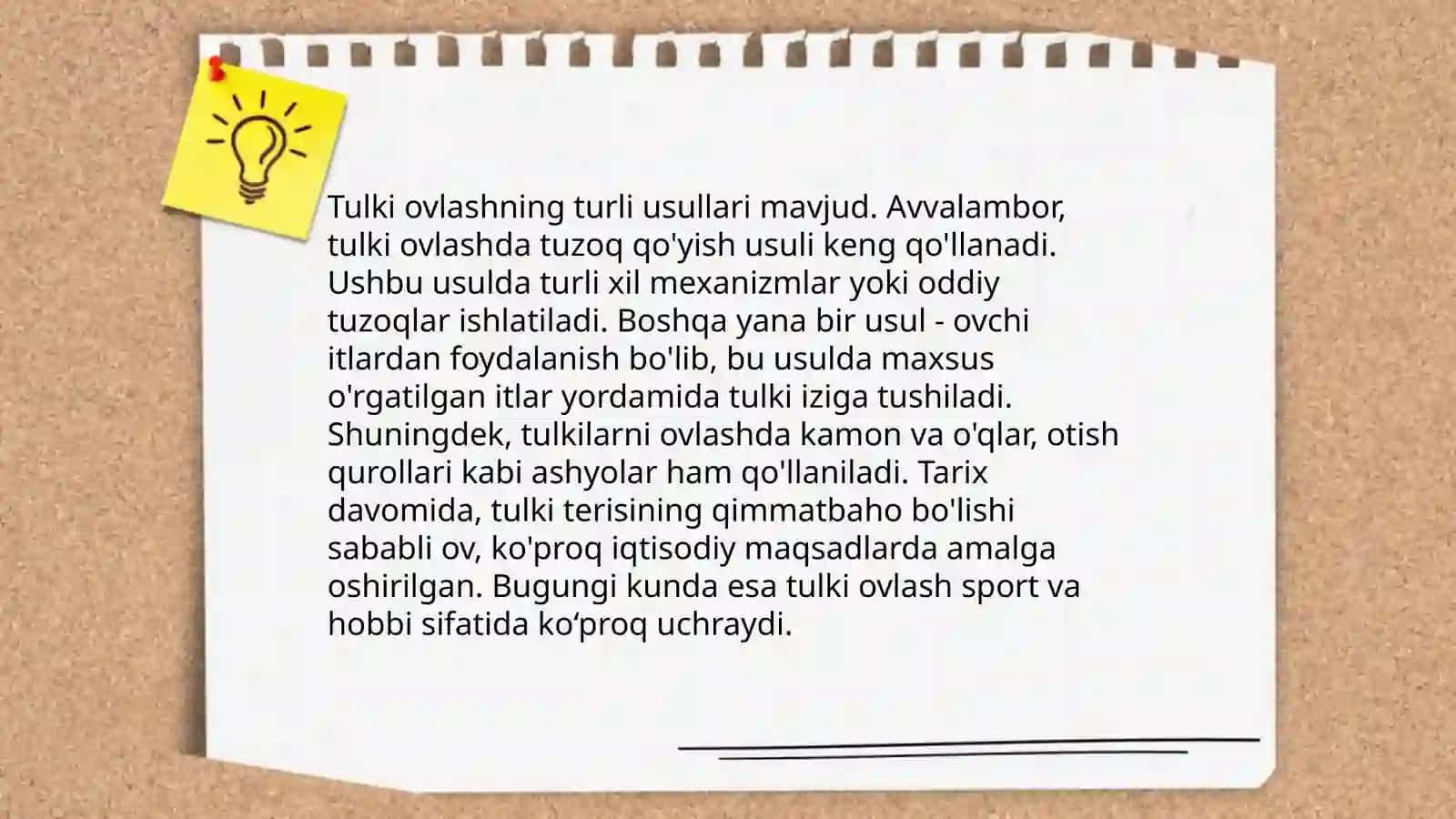 Tulkilikning biologik tavsifi 4