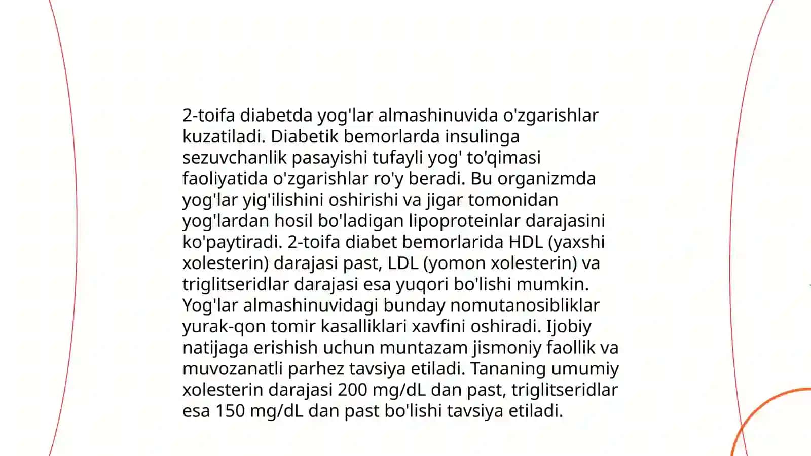 Qandli diabet va ochlikda karbonsuvlar,yog’lar va oqsillar almashinuvining buzilishlari 4
