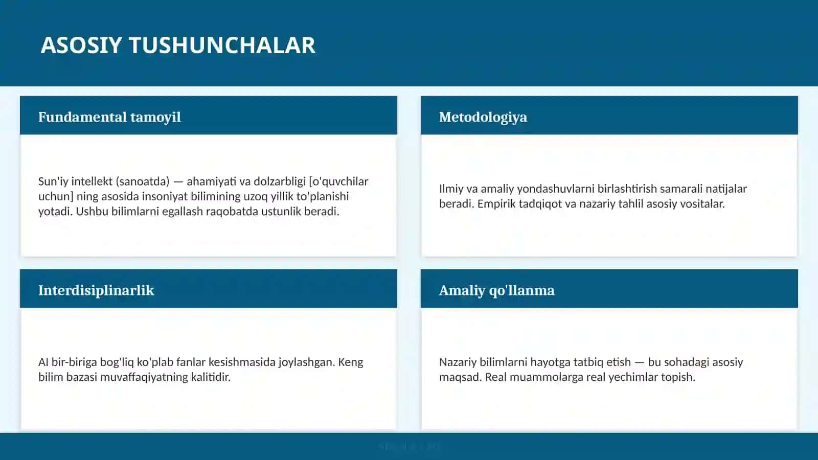 Sun'iy intellekt (sanoatda) — ahamiyati va dolzarbligi [o'quvchilar uchun] 4