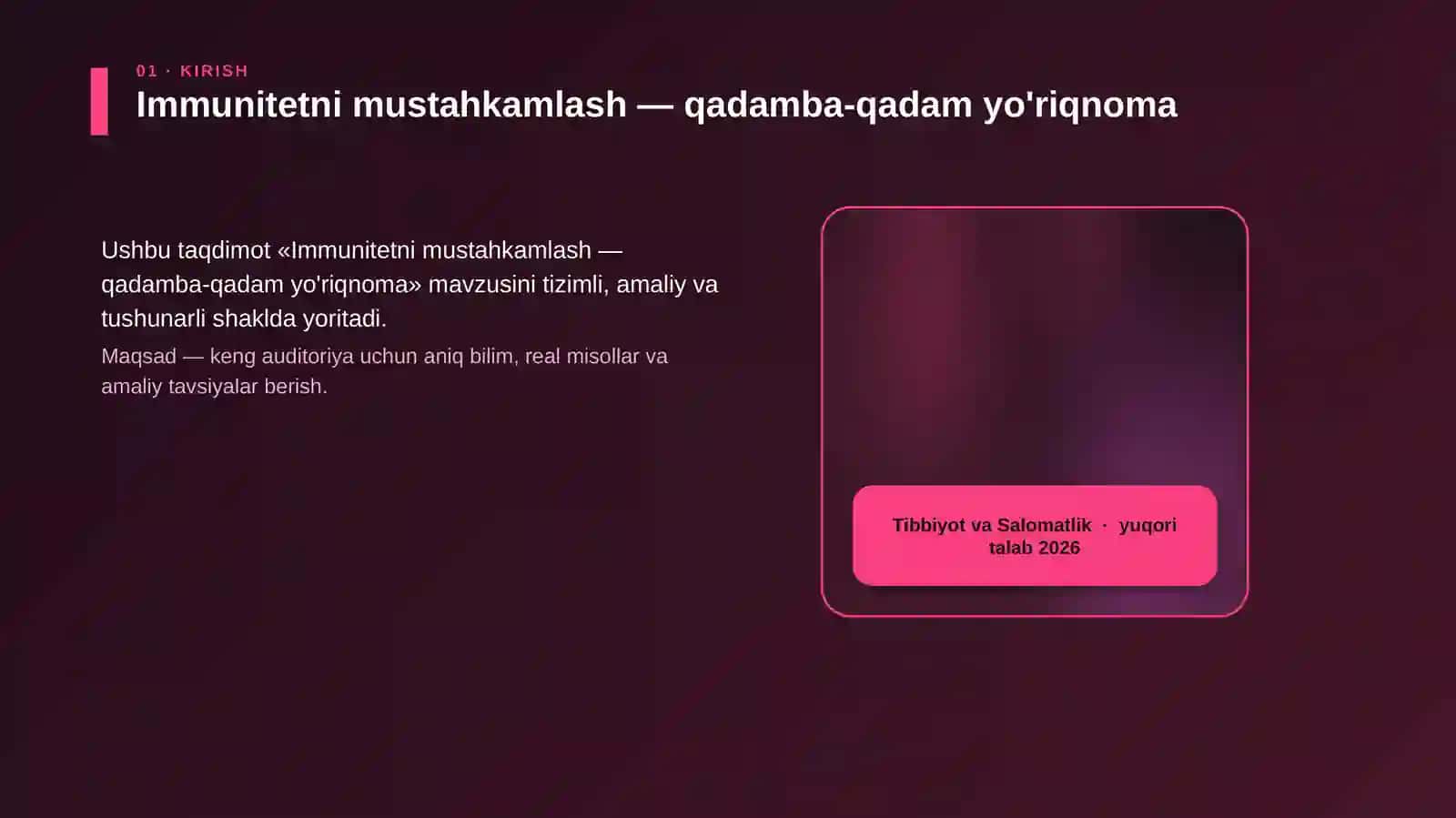 Immunitetni mustahkamlash — qadamba-qadam yo'riqnoma 4
