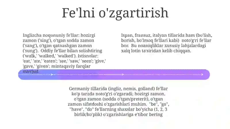 Irregular Verb Presentation 4