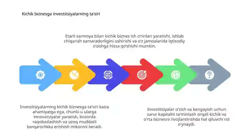 Kichik va o'rta biznesga investitsiyalar kiritish muammolari 4