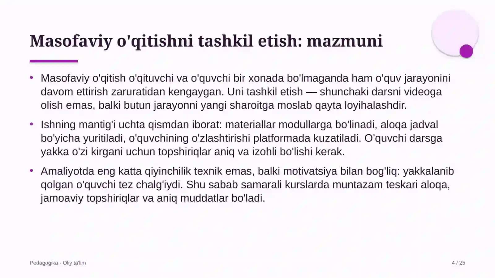 turizm qishloqlarida masofaviy o'qitishni tashkil etish 3332 4