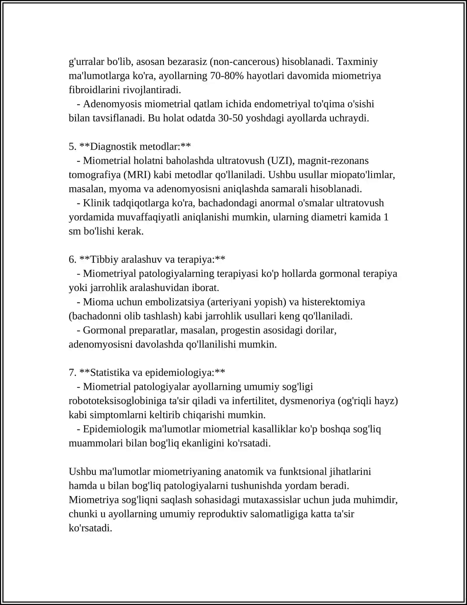 MIOMETRIYNI RITMIK VA TONIK QISQARTIRUVCHI VOSITALAR 4