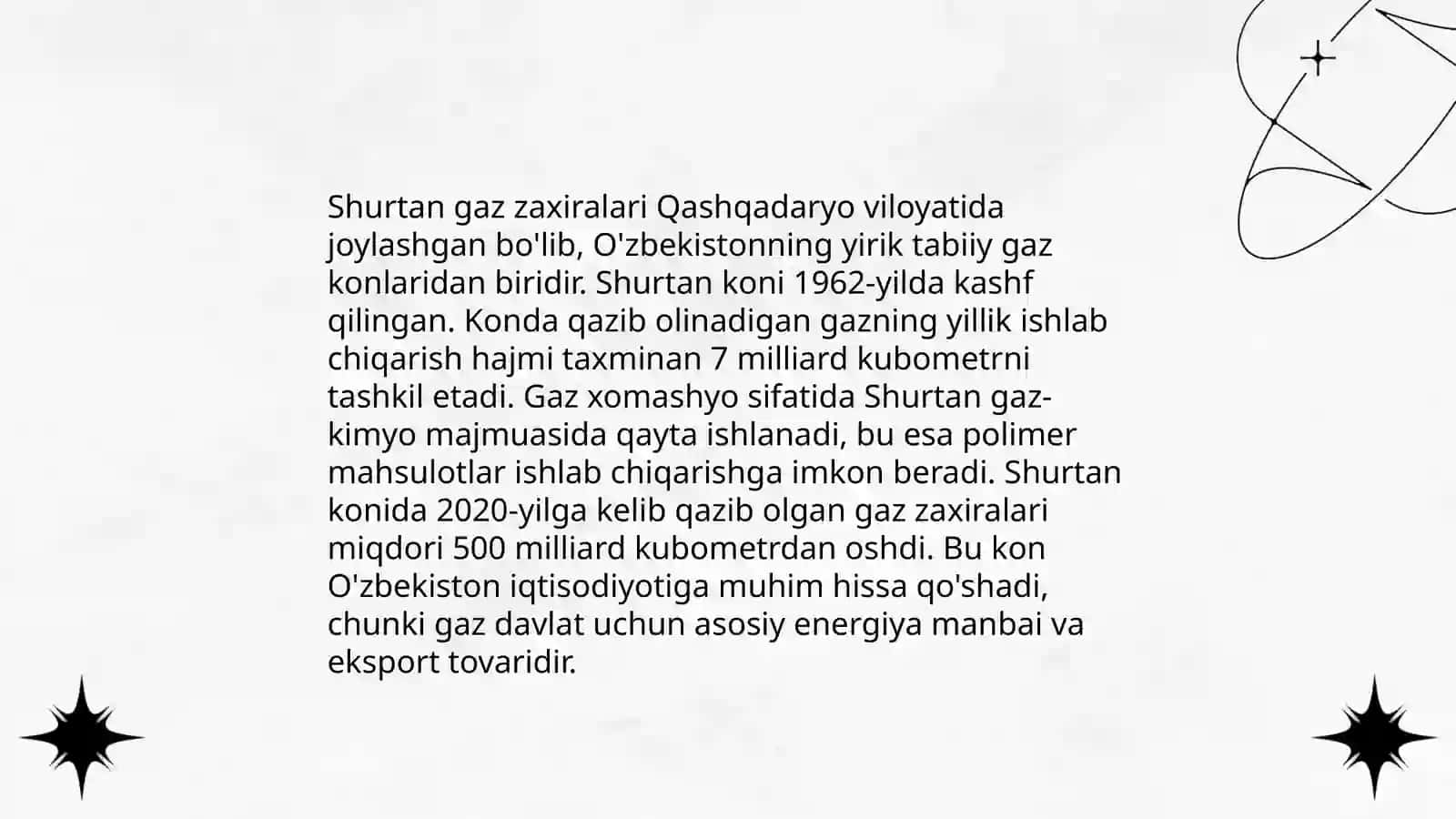 Shurtan gaz-kimyo majmuasi tarixi 4