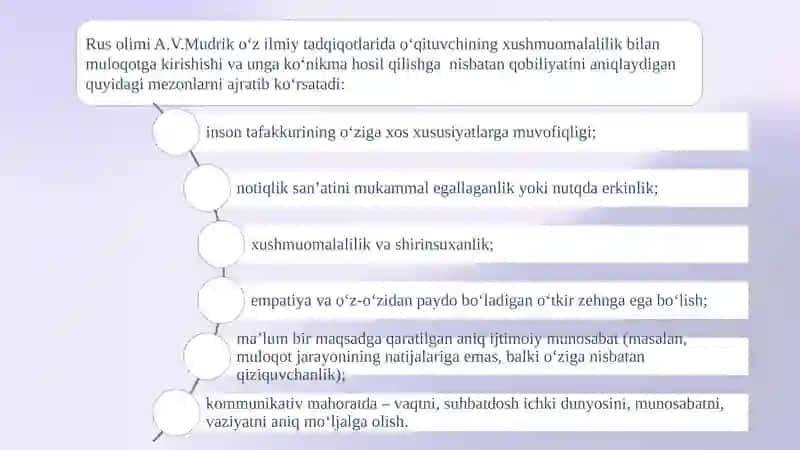 Pedagogik nazokat va xushmomalalik 4