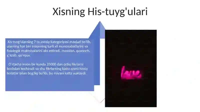 Hissiy Holatlarning Namoyon Bo'lishi 4