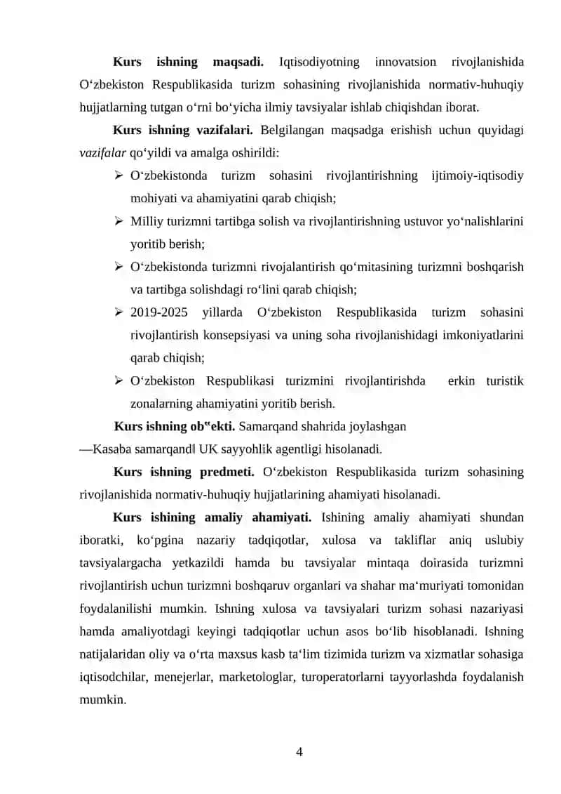 Kurs ishlar/Iqtisodiyot 4