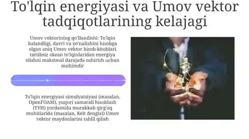 To'lqin energiyasi. Umov vektori 4