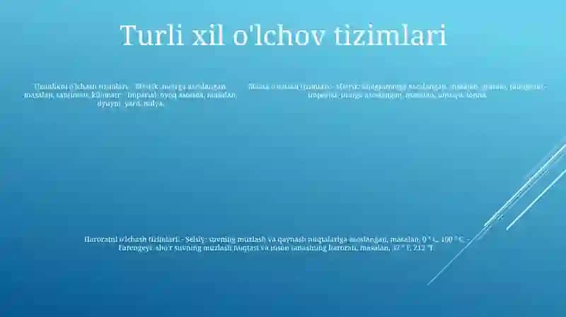 O'lchash Birliklari 4