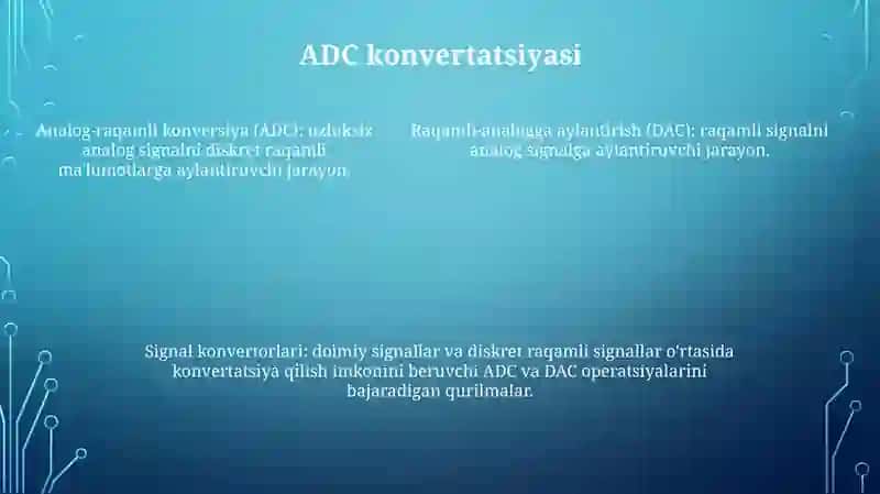 Analog to Raqamli Konvertorlar (ADC) 4