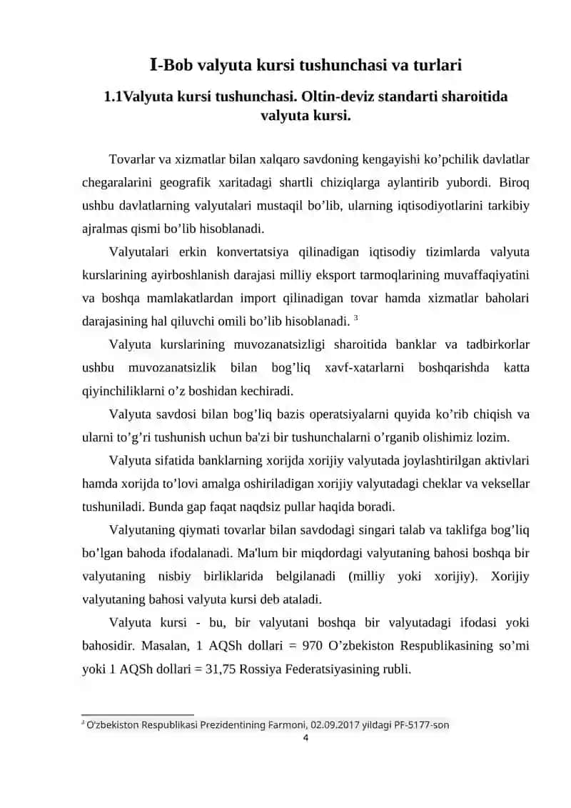 Valyuta kursi 4