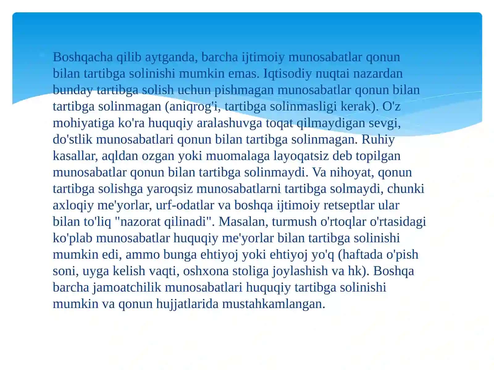 Huquqiy tartibga solish mexanizmi 4