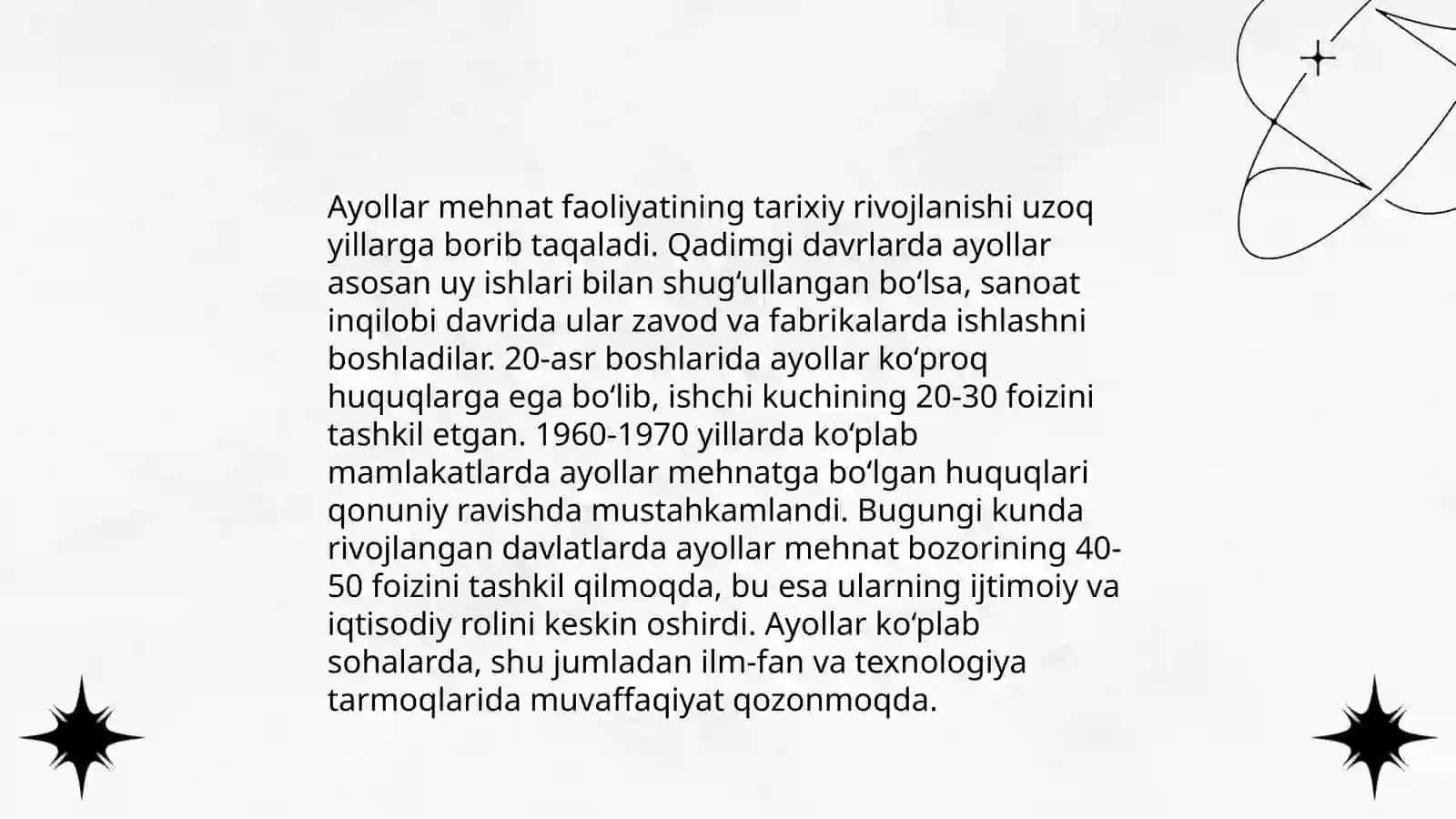 Iqtisodiy tafakkur va gender: Ayollar va iqtisodiyot tarixi 4