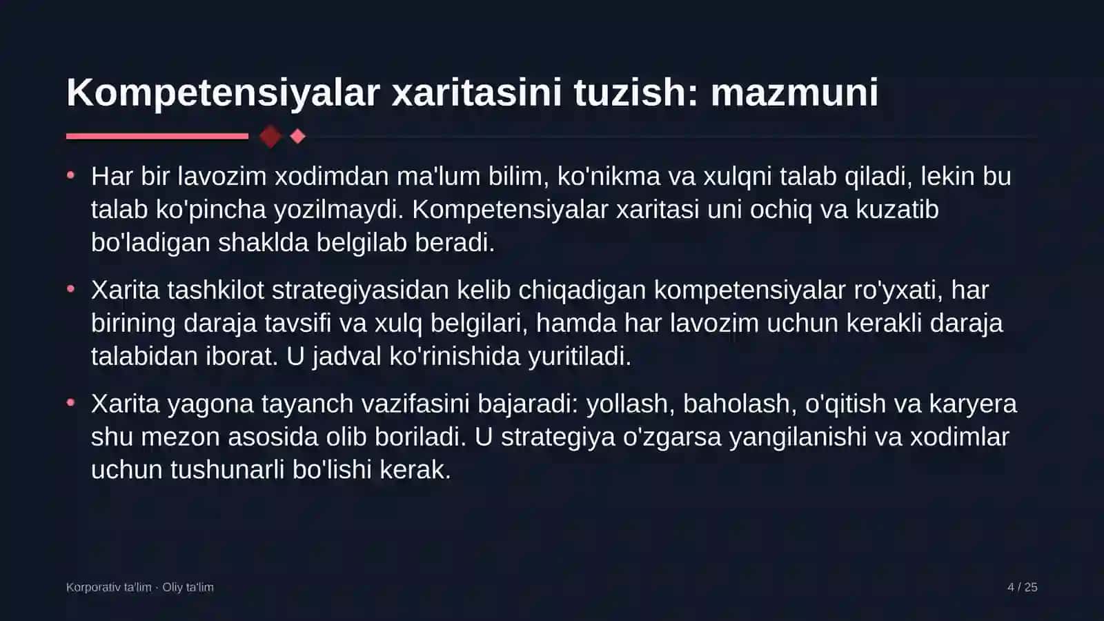 Maishiy texnika ishlab chiqarishda kompetensiyalar xaritasini tuzish 4