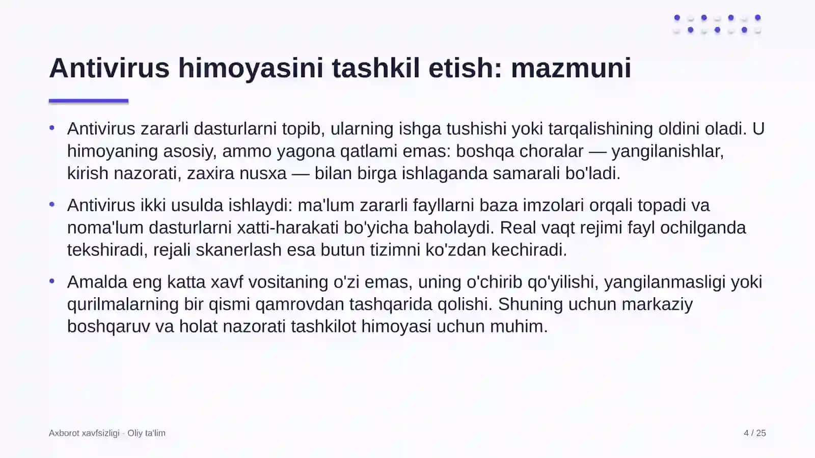 pediatriyada antivirus himoyasini tashkil etish 4605 4
