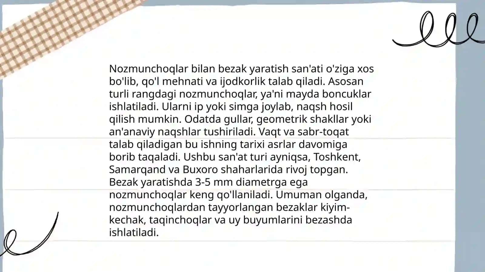 Nozmunchoqlar bilan ishlash 4
